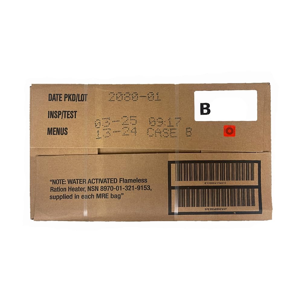 MRE Variety Pack of 12 - Nutritional Emergency Food Rations