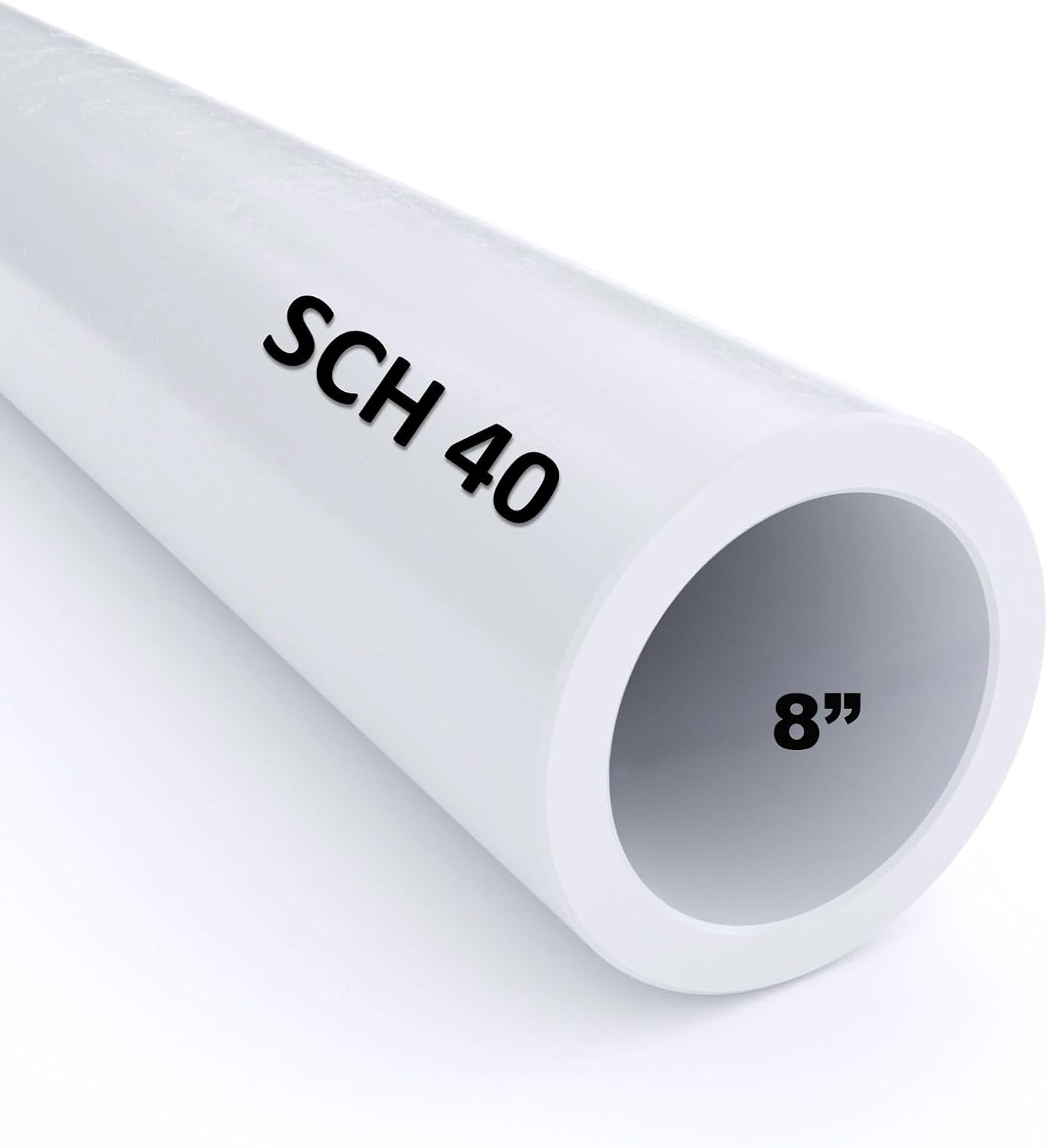 8 Inch Schedule 40 PVC Pipe for Custom Lengths and Projects