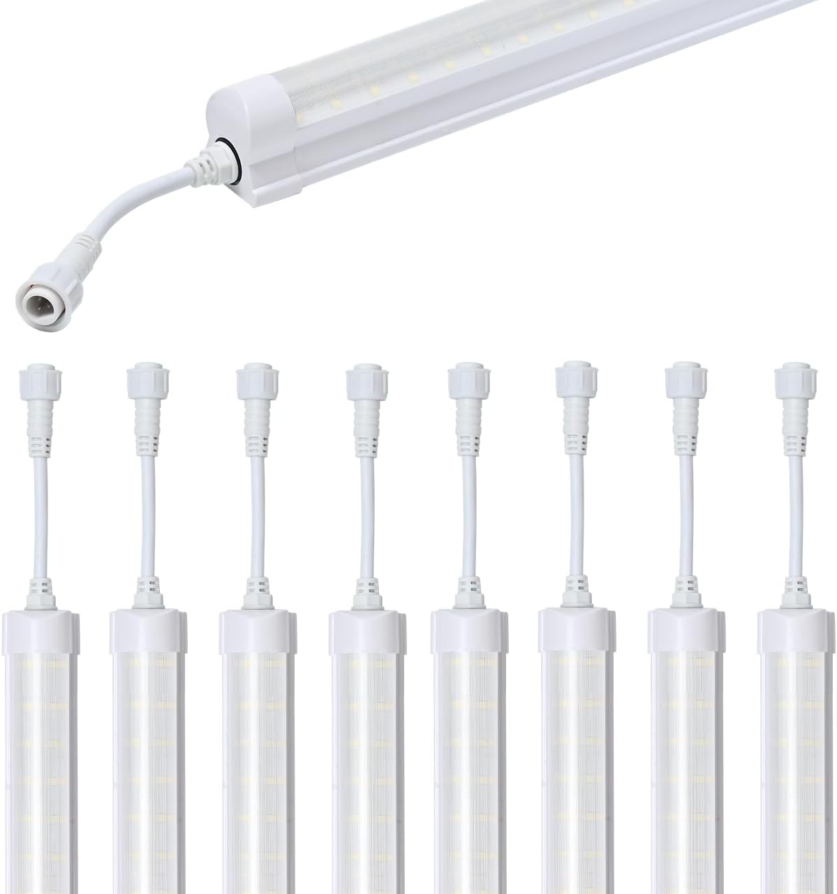 8 Pack LED Freezer Tube Lights for Refrigerators and Coolers