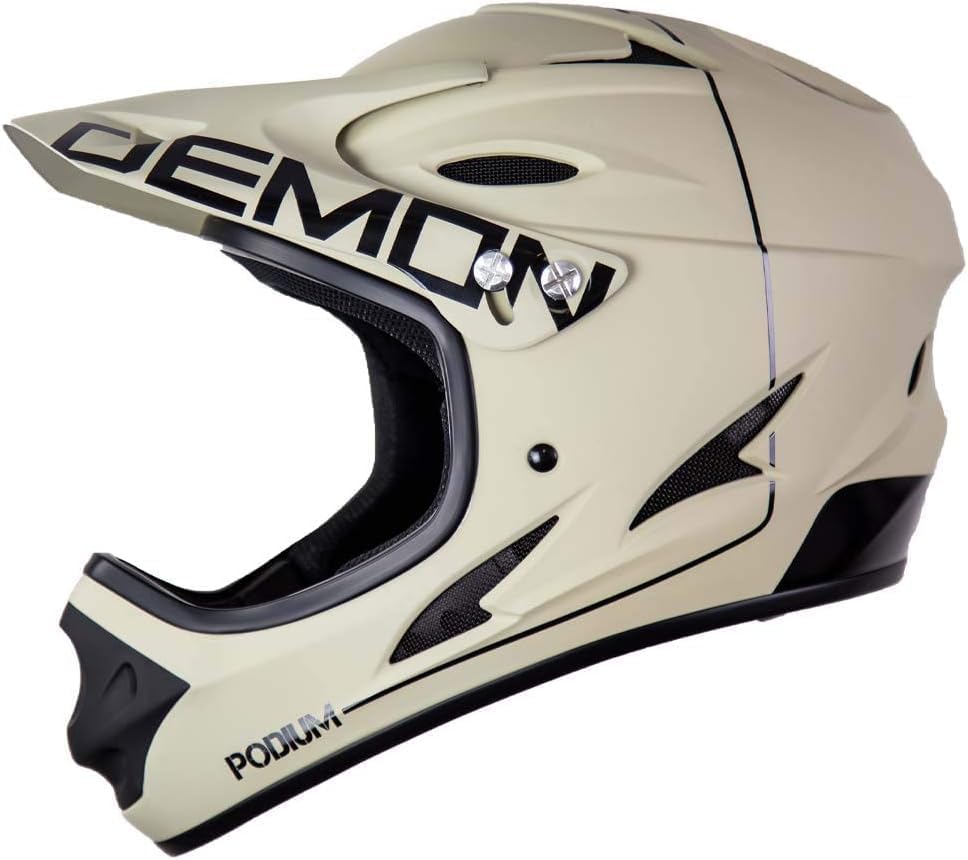 Demon United Podium Fullface Bike Helmet - Lightweight & Cool