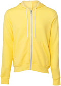 Men's Poly-Cotton Fleece Full-Zip Hoodie - Comfortable Retail Fit
