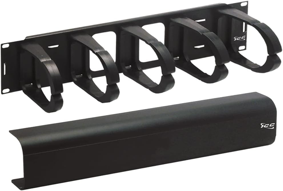 ICC 2U Ring Cable Manager Panel for Efficient Cable Management