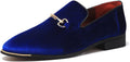 Men's Velvet Penny Loafers Slip-On Dress Shoes - Plus Size 7-13