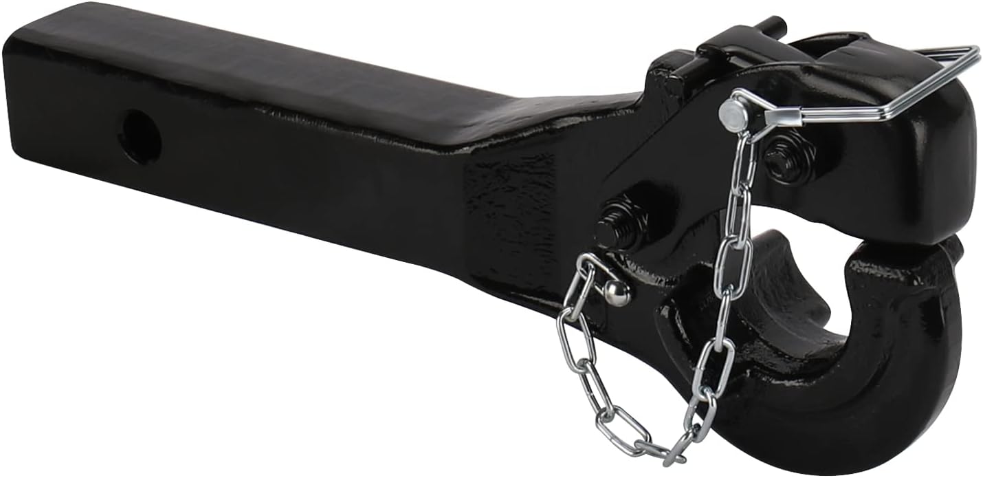 Pintle Hitch Receiver Hook 10 TON for 2 Hitches Military Use