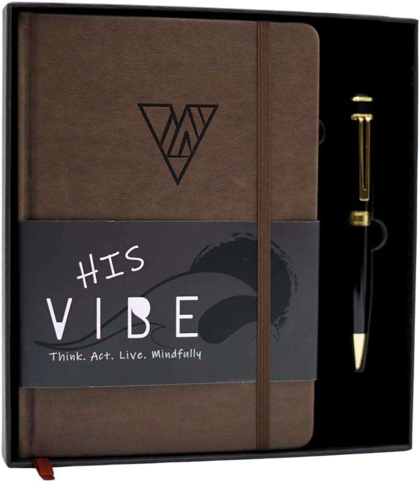 The Vibe Journal and Pen Gift Set for Mindfulness and Growth