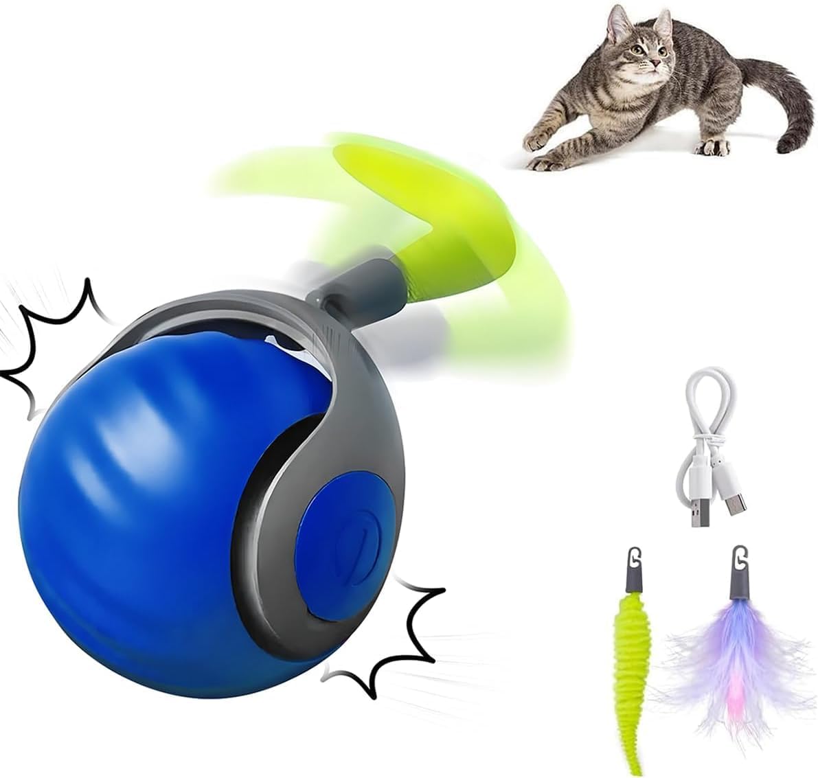 Interactive Motion Cat Toy - Speedy Tail 2.0