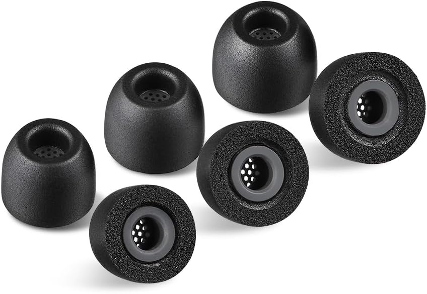 Memory Foam Noise Cancelling Tips for Wireless Headphones