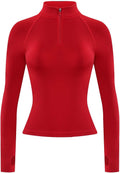 Influence Workout Jacket for Women - Cropped Half Zip Slim Fit