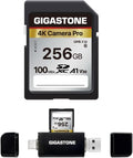 256GB SD Card with USB Type C Card Reader - Fast 4K Storage