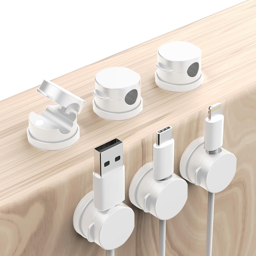 Secure Cable Clips: Tidy Desk Solution