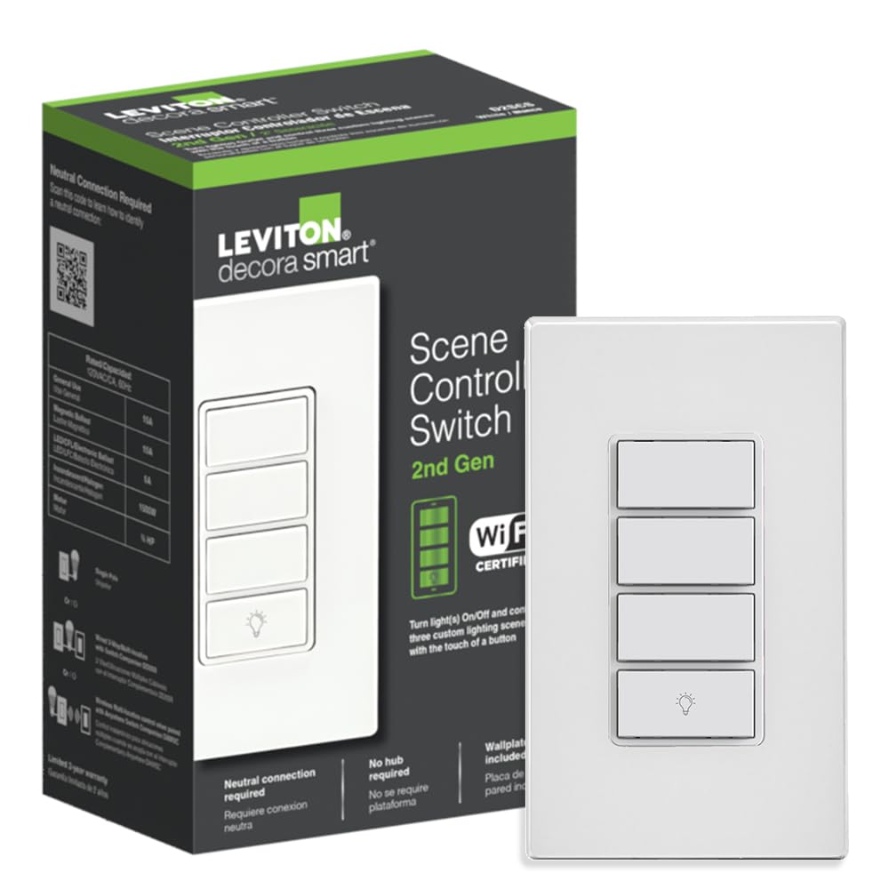 Leviton Decora Smart Controller Switch for Wi-Fi Control