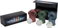 DND Dice Large Ice Cube Mold Set - Big D20, D12 & D10 Ice Maker