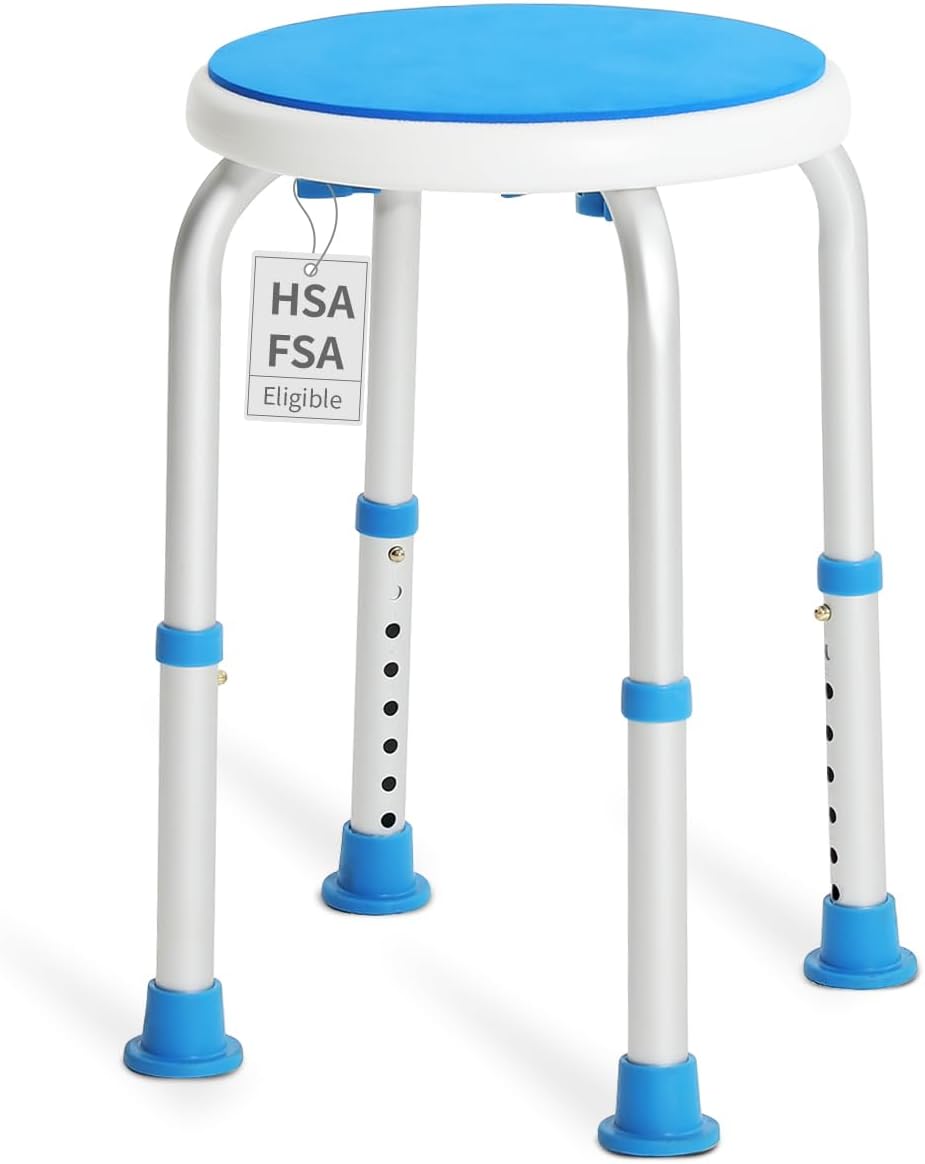 Souheilo Adjustable Shower Chair: Comfort & Safety!