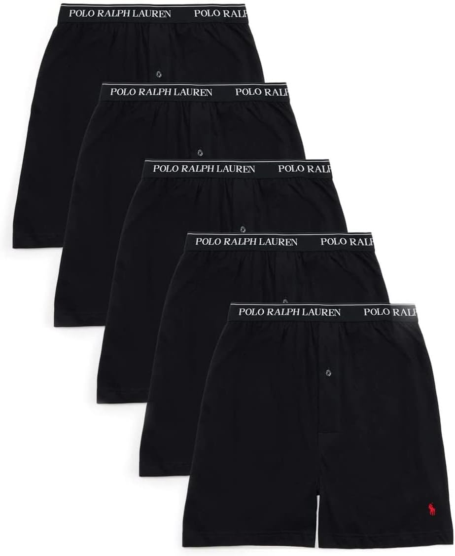 Polo Ralph Lauren Men's Boxer Brief 5-Pack for All-Day Comfort