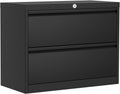 GarveeHome 2-Drawer Lateral File Cabinet with Lock - Secure