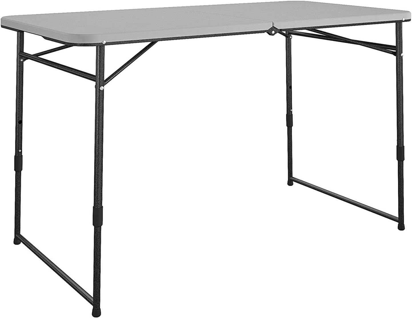 COSCO 4 ft Fold-in-Half Portable Utility Table for Indoor Outdoor