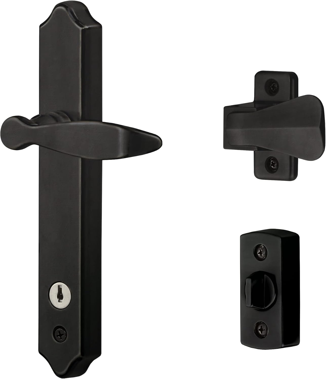 Ideal Security 1216 Storm Door Handle with Lock for 1 1/2 in Doors