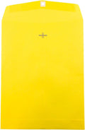 10 x 13 Yellow Clasp Envelopes - Bulk 250 Pack JAM