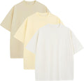 Mens Oversized T-Shirts Loose Fit Crewneck Heavyweight Tee