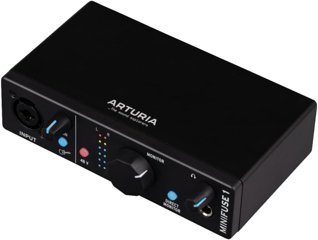 Arturia MiniFuse 1 Compact USB Audio Interface for Creators