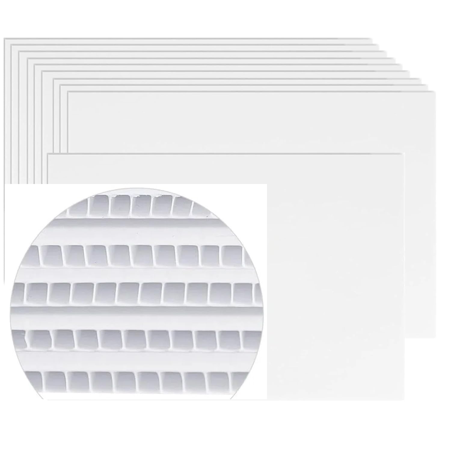 Durable 24 x 18 inch Corrugated Plastic Sheets for DIY Projects