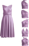 One Size Convertible Midi Infinity Bridesmaid Dress - Multiway Wrap