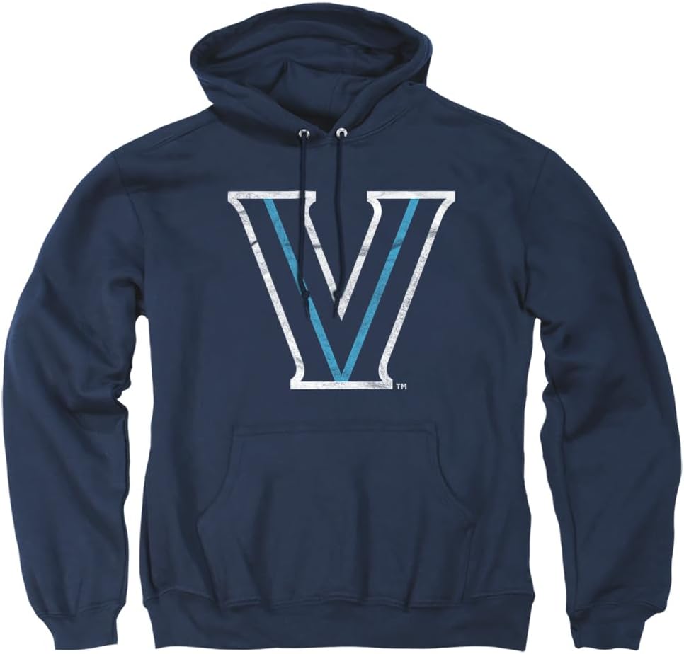 Official Distressed Primary Logo Hoodie for Villanova Fans