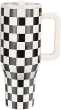 40 oz Tumbler with Handle Flip Straw - Leak Resistant Travel Cup