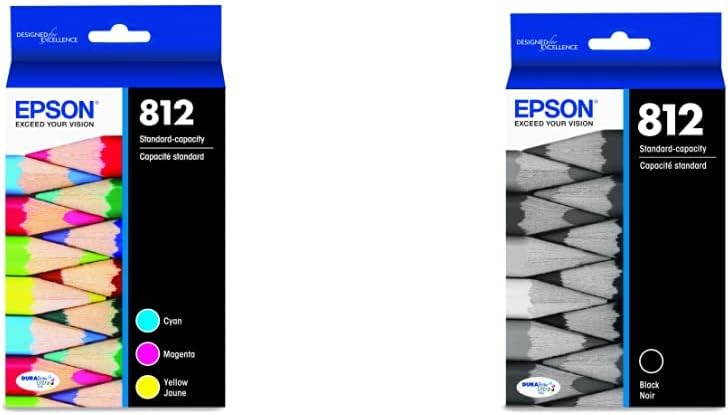 Epson T812 DURABrite Ultra Ink Combo Pack for Workforce Pro Printers
