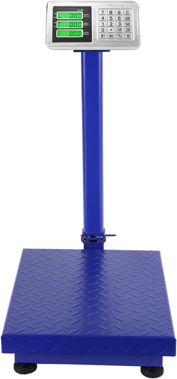 TUFFIOM 661lbs Weight Electronic Platform Scale for Shipping