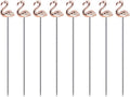 Reusable Rose Gold Flamingo Cocktail Picks - Pack of 8