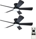 42-in Ceiling Fan with Light Flush Mount - Low Profile Fandelier