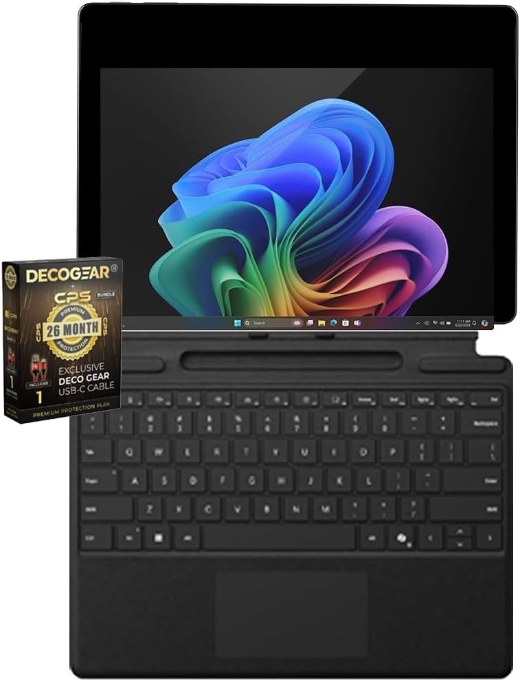 Microsoft PRO-11 Snapdragon X-Elite 16GB 512GB Black Bundle