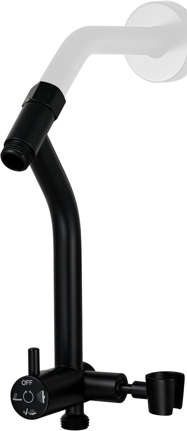 G-Promise Metal Shower Diverter with Low Handheld Holder