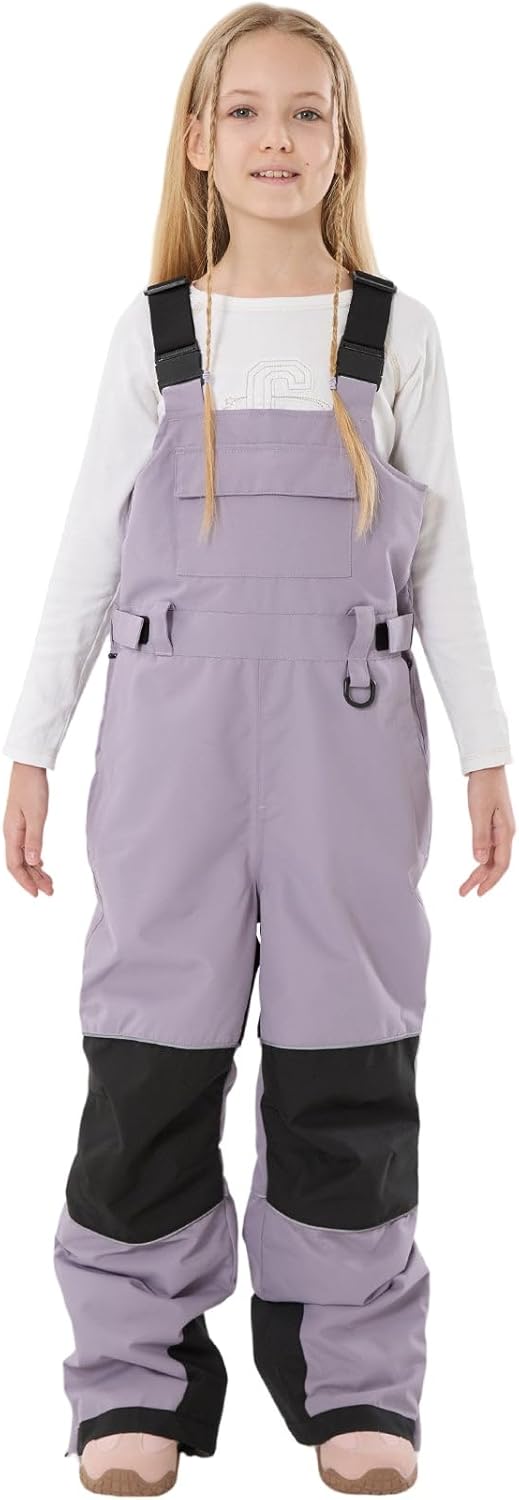 GSOU SNOW Kids Snow Bibs for Boys and Girls Winter Fun