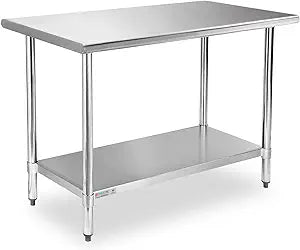 STABLEINK NSF Stainless Steel Table for Kitchen and Garage Use