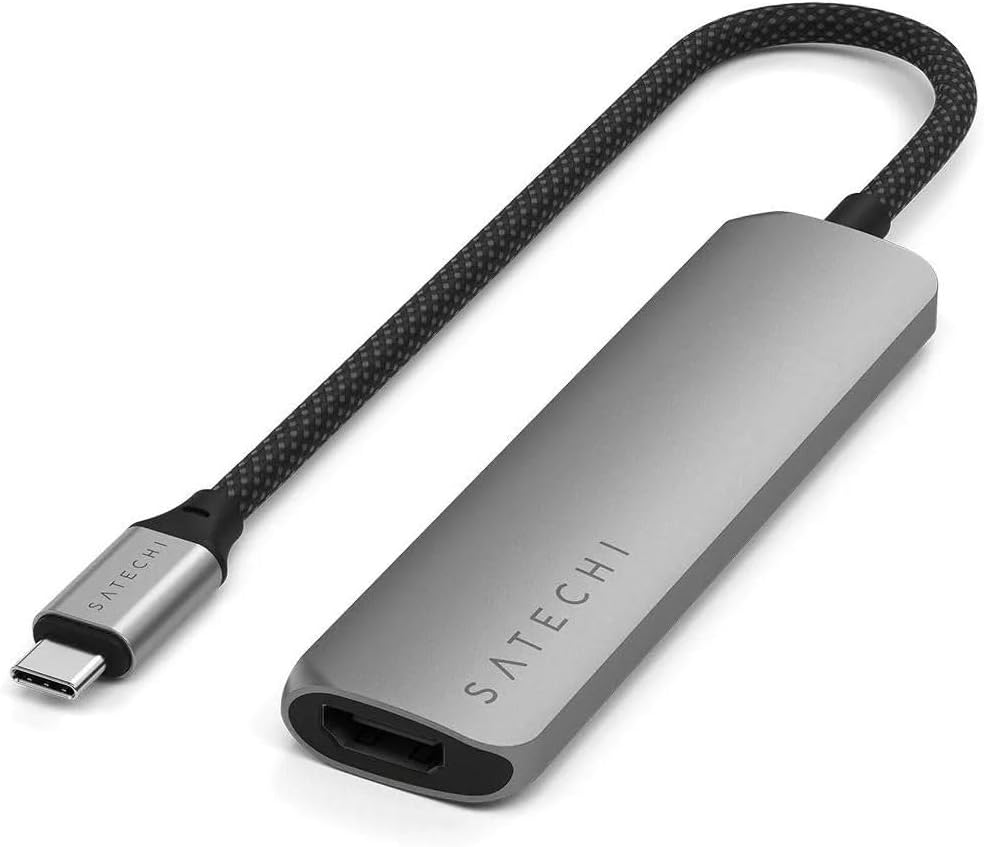 Satechi 4 in 1 USB C Hub Adapter with HDMI 4K and 100W PD