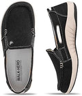 Womens Slip On Shoes Casual Boat Loafers with Arch Support Flat