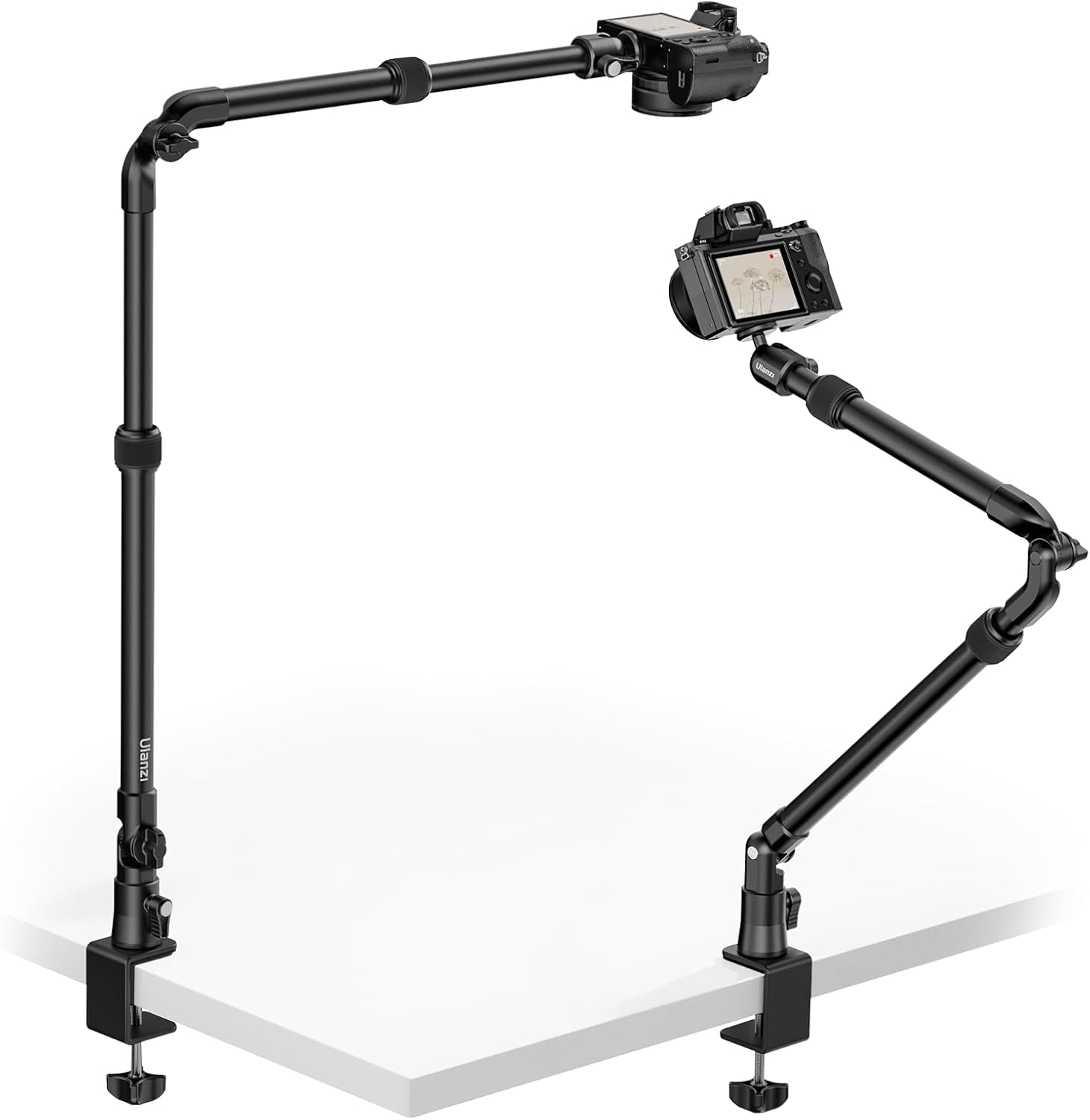 ULANZI ZJ02 Camera Desk Mount for Overhead Shooting and More