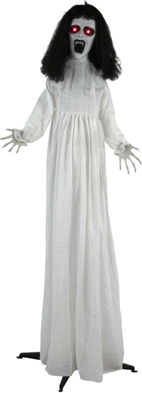 Life-Size Scary Demon Bride Animatronic for Halloween Fun