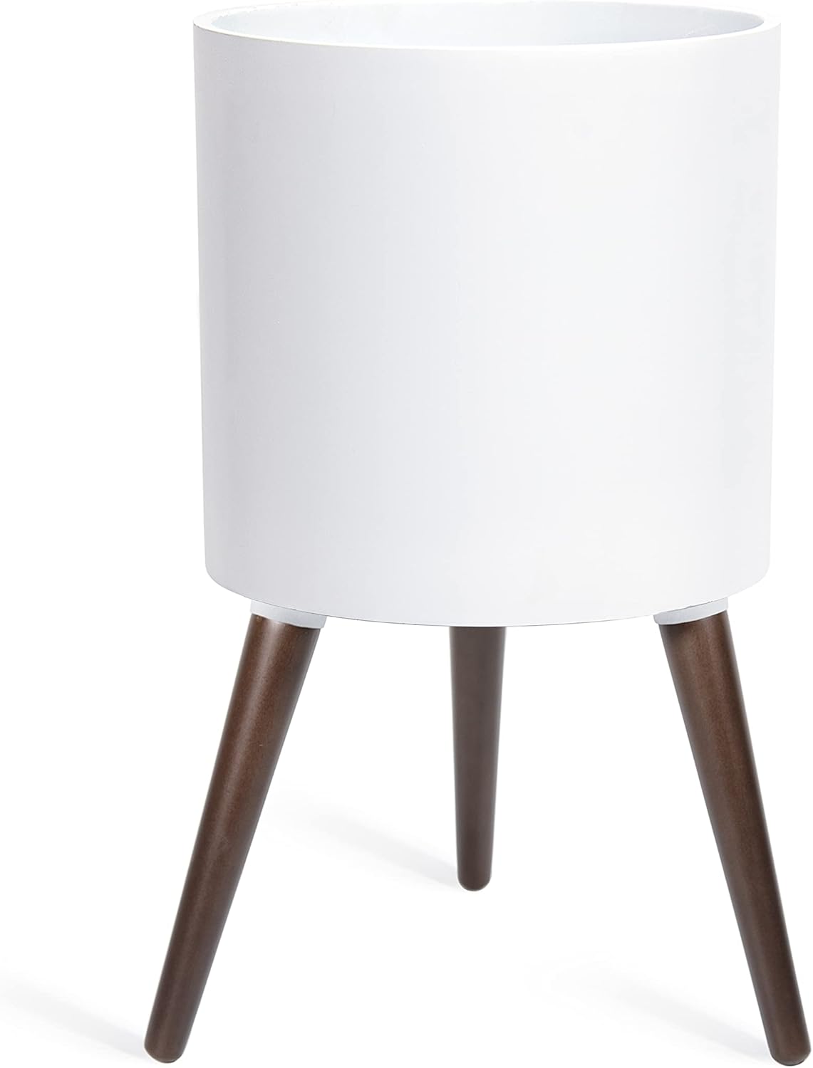 D'vine Dev 12 Inch Planter Pot with Stand for Indoor Plants