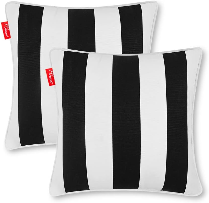 Pcinfuns Water Repellent Throw Pillows for Indoor Outdoor Use