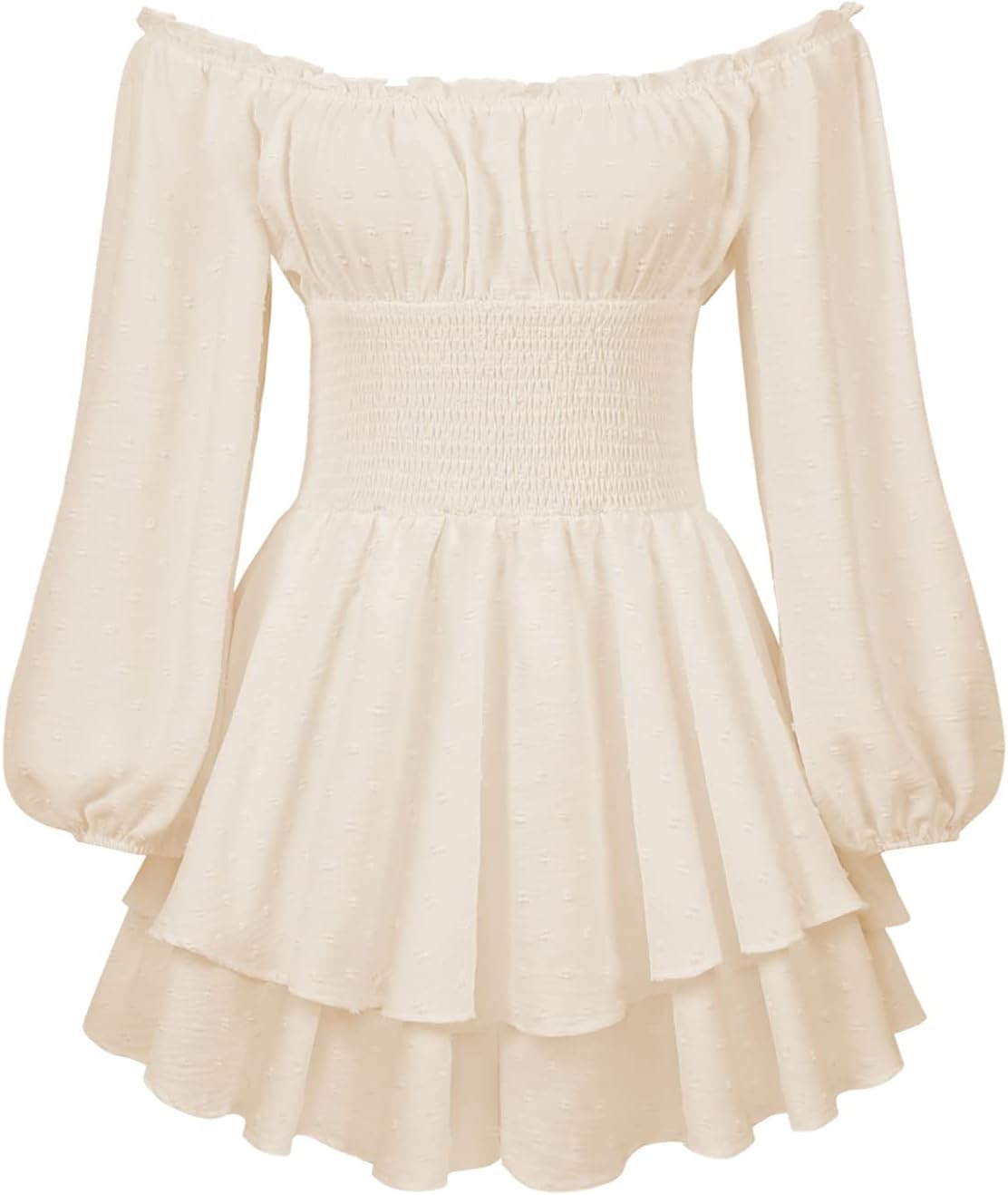 Women Puff Sleeve Ruffle Romper with Shorts for Any Occasion