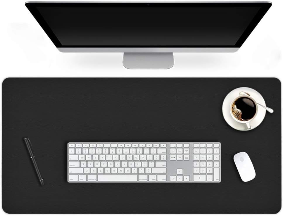 24 X 60 Inch XL Desk Mat Non-Slip PU Leather Desk Pad
