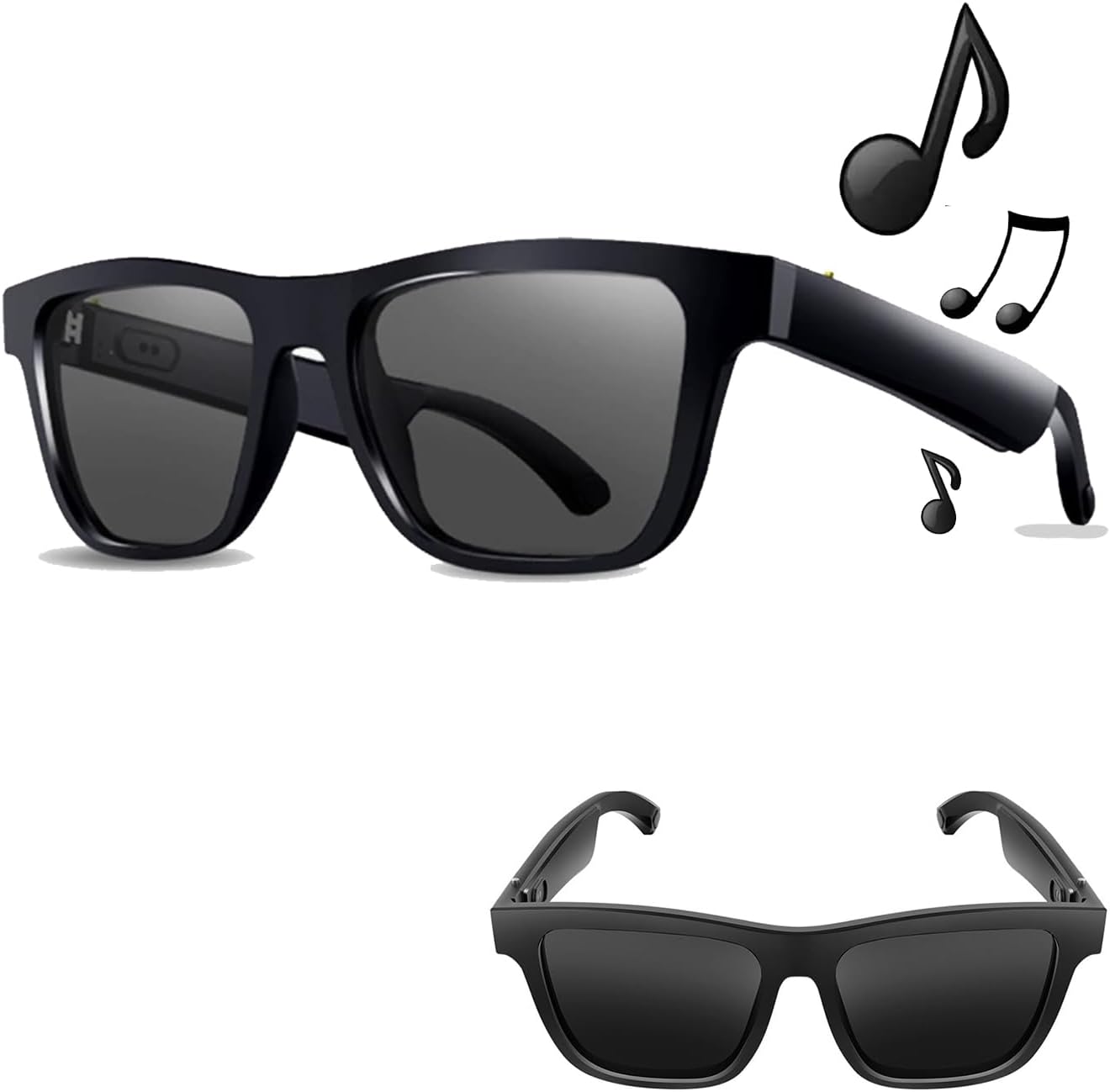 Smart UV Sunglasses with Voice Assistant & Dual Speakers - Hands-Free Outdoor Gear