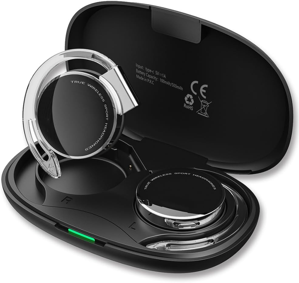 Wireless Sports Headphones, Bluetooth V5.3, Noise-Cancelling, Micool