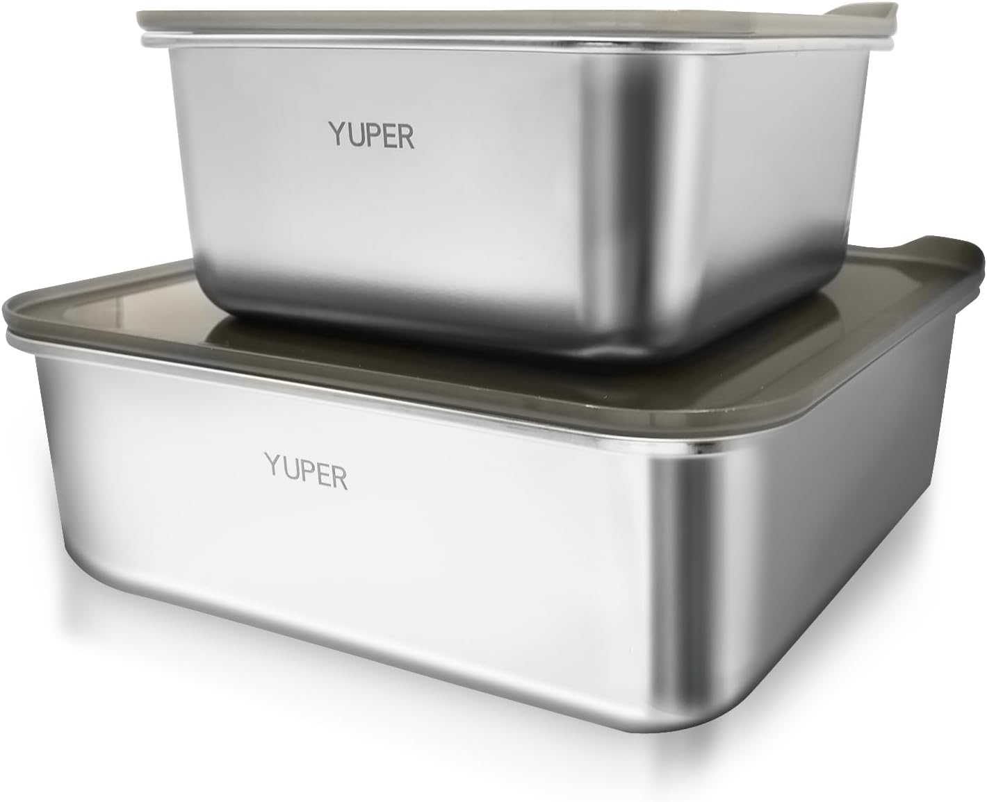 YUPER Stainless Steel Food Containers for Meal Prep and Storage