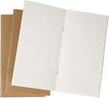 Moterm Travelers' Notebook Refills Insert Set of 3 - Lined, Fountain