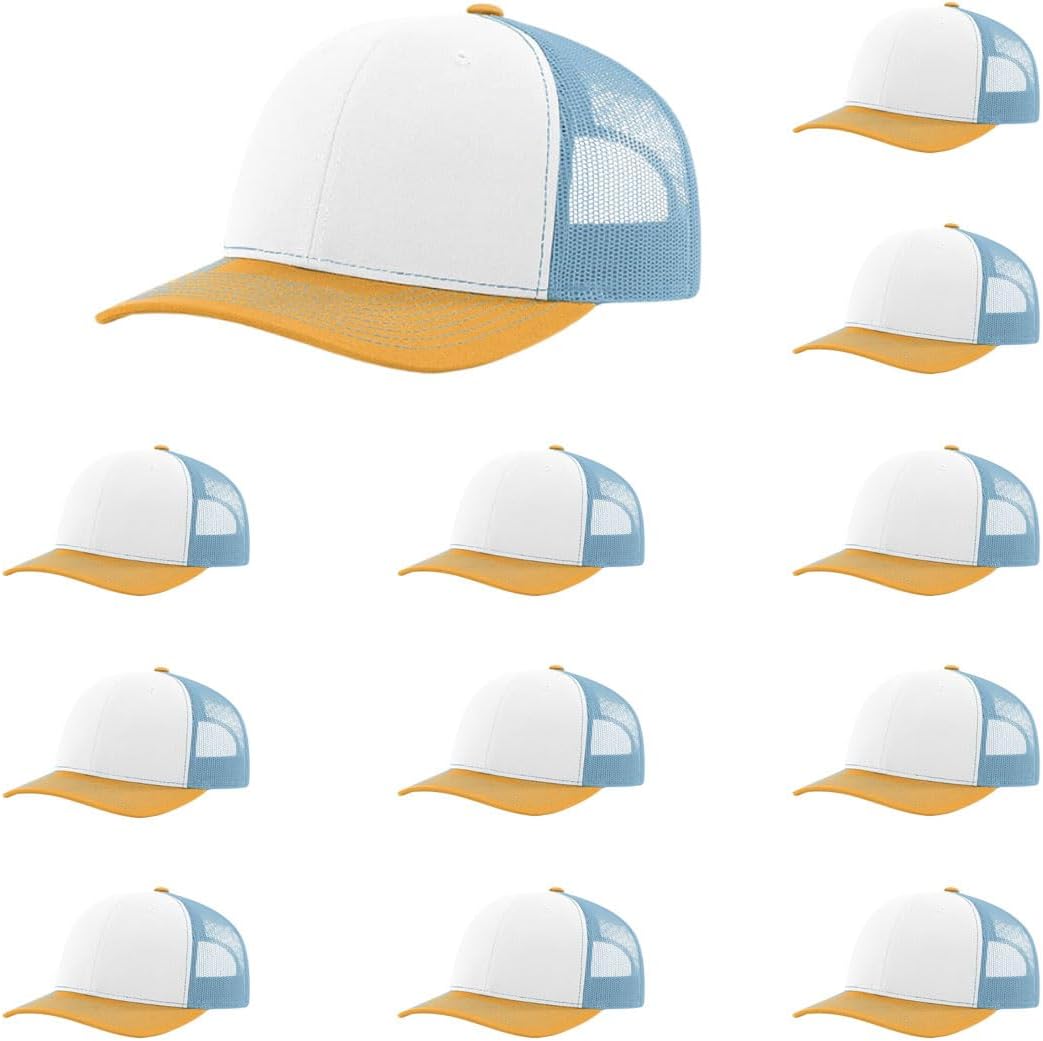 Richardson 112 Classic Six-Panel Adjustable Snapback Trucker Cap