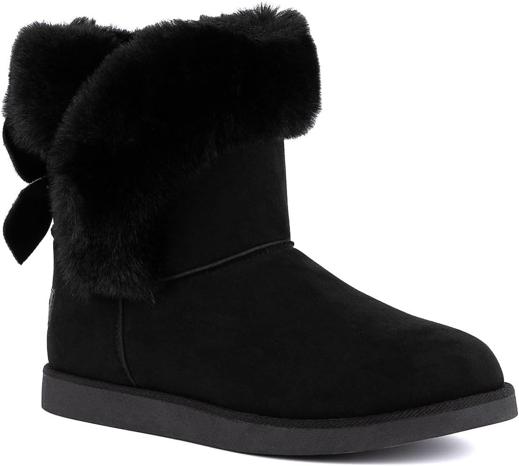 Juicy Couture Women's Slip On Winter Snow Boots for Comfort